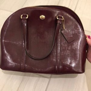 Maroon purse
